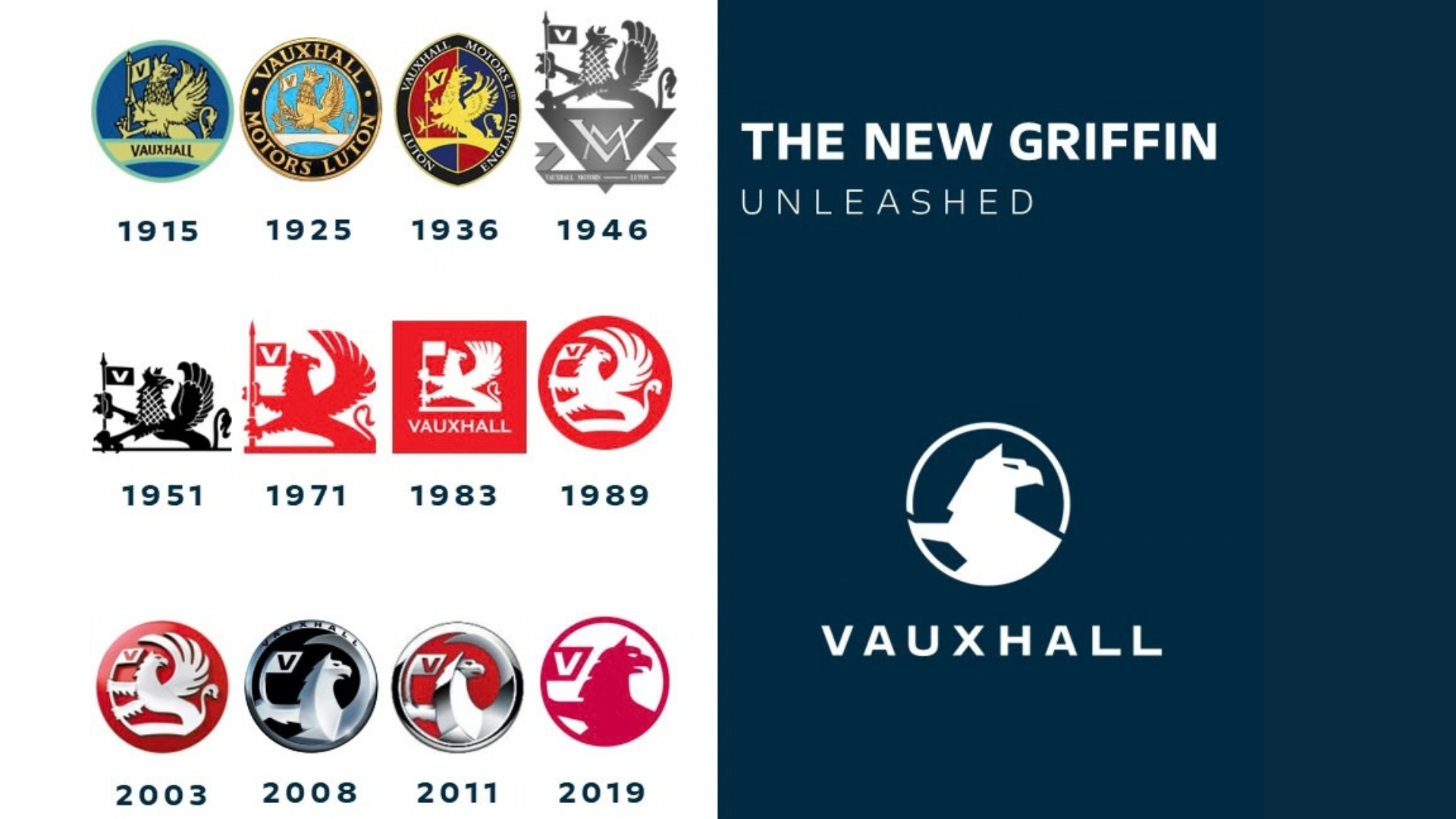 Vauxhall unveils latest evolution of its iconic Griffin logo